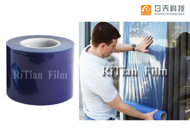Film bleu de protection de verre de fenêtre de couleur épaisseur de longueur de 200 mètres adaptée aux besoins du client