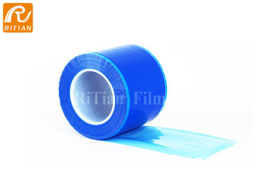Tatouez les couleurs bleues de barrière de feuilles dentaires de film avec le bord collant/non collant