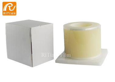 L'adhérence acrylique de PE de barrière de film de pouce dentaire clair du petit pain 4x6 a adapté le logo aux besoins du client