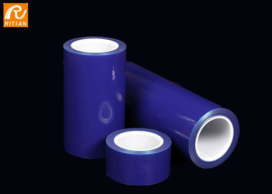 Film protecteur bleu transparent, épaisseur du film protecteur 50 de PE de feuillard um