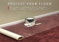 Le film protecteur de tapis de polythène a imprimé l'anti éraflure étanche à l'humidité pour le plancher