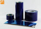 Taille adaptée aux besoins du client par couleur bleue extérieure de film protecteur de PE de protection avec le noyau en plastique