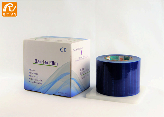 Film de barrière dentaire à bord non collant bleu 4 pouces X 6 pouces X 1200 feuilles