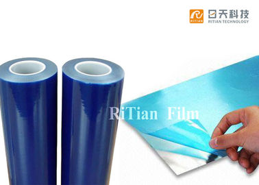 Film protecteur bleu d'acier inoxydable, film protecteur de polyéthylène adhésif acrylique