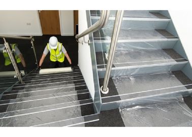 Matériel adhésif stable de PE de couleur d'espace libre de film de protecteur de tapis pour des escaliers