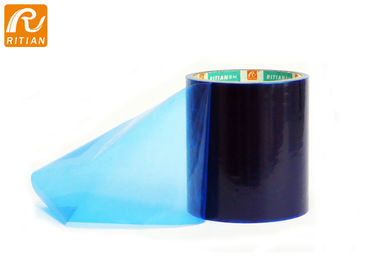50-60 microns de film protecteur bleu, film protecteur d'anti éraflure pour le verre de fenêtre