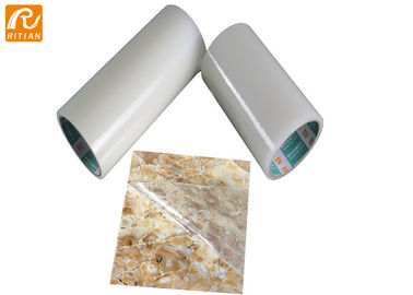 Film de marbre en pierre provisoire de protection, film protecteur de PE bleu transparent