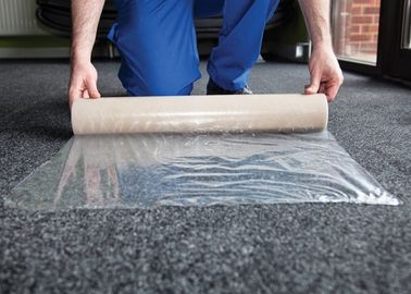 Un bon prix. Film de protection du tapis RH07027 ne laissant aucun résidu avec la copie de logo de 2 couleurs en ligne