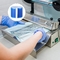 Film dentaire bleu transparent de barrière de bord non collant pour les instruments tenus dans la main d'équipements médicaux