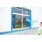 Fenêtre bleue de PE de pellicule de polyéthylène de bonne qualité et film extérieur en verre de protection
