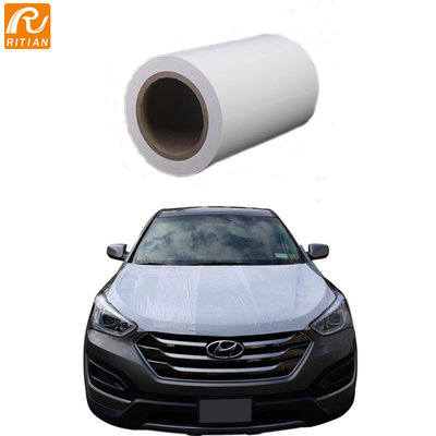 Un bon prix. Film opaque brillant blanc UV de protection de surface de peinture de voiture de PE d'OEM de Ritian anti en ligne