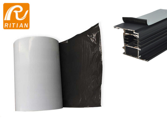 Un bon prix. Haut film protecteur adhésif noir et blanc pour les profils en aluminium enlever sans redisual en ligne