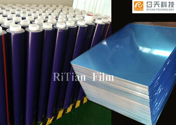Un bon prix. Film bleu de protecteur de surface d'adhérence pour l'anti film protecteur de feuillard d'éraflure d'acier inoxydable en ligne