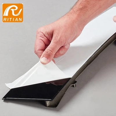 Un bon prix. Film auto-adhésif blanc comme le lait pour le profil en aluminium de protection extérieure en ligne