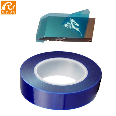 Un bon prix. Aucun résiduel ne masque non le film protecteur de haut de transparent bas divers d'adhérence de la poussière de preuve pe électronique en plastique bleu de doux en ligne
