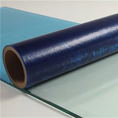 Feuille de plastique transparente bleue de fabrication chinoise de PE des meilleurs prix d'aperçu gratuit de débouchés d'usine pour le vitrail ou la porte