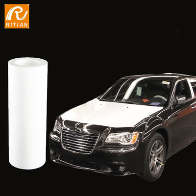 Un bon prix. Film de protection automobile blanc, largeur 1200 mm, longueur 100 m, certifié ISO9001:2008 pour la protection de la peinture automobile en ligne