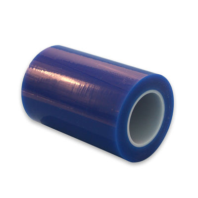 Un bon prix. Film de protection PE avec impression de logo 2 couleurs, dureté souple et surface lisse pour la protection des bords en verre et métal en ligne