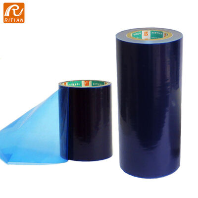 Un bon prix. Film de protection PE résistant aux UV, éliminant les résidus et d'une épaisseur de 50 microns pour la protection des surfaces industrielles en ligne