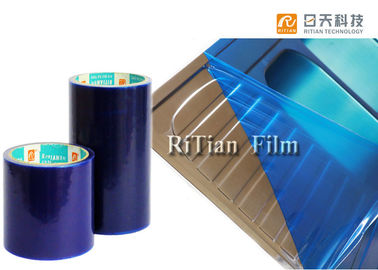 Un bon prix. Le bas adhésif acrylique bleu de film protecteur d'acier inoxydable à haut collant en ligne