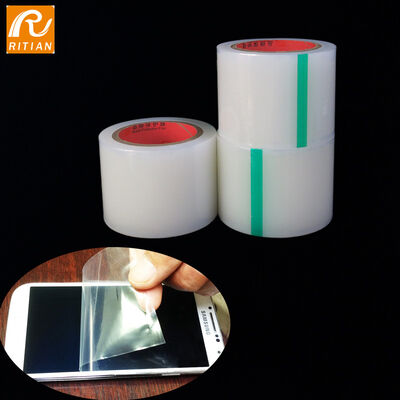 Un bon prix. 30 microns d'épaisseur de film de protection PE avec six mois et élimination sans résidus pour la protection de la surface en ligne