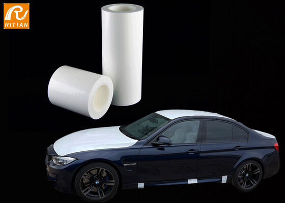 Un bon prix. 70 microns d'épaisseur Film de protection automobile résistant aux UV sans résidu d'adhésif pour la protection de la peinture automobile en ligne