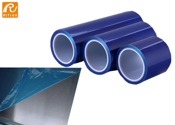 Un bon prix. Film protecteur PE avec retrait sans résidus, stabilisé aux UV et formulation à adhérence moyenne pour la protection des surfaces en ligne