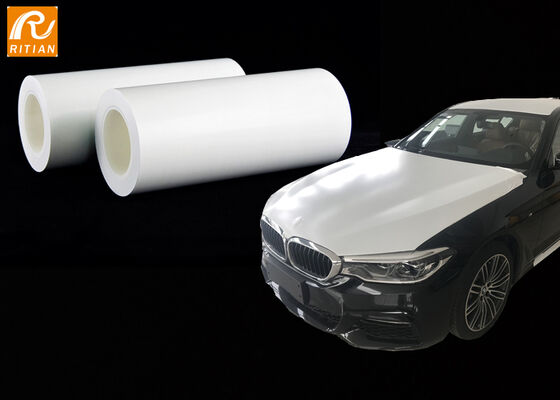 Un bon prix. Film de protection automobile film de protection blanc conçu pour protéger la peinture automobile des éclats de pierre, des rayures et de la saleté en ligne