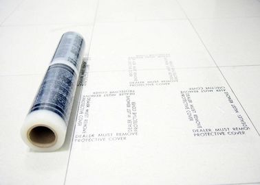 Un bon prix. Matériel fait sur commande de PE de film de protecteur de tapis d'impression de logo pour la protection extérieure en ligne