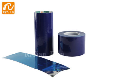 Adhérence moyenne de film protecteur de surface bleu pour la protection d'acier inoxydable